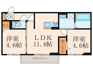 AURALEE足立の物件間取画像